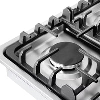 36 In. Gas Cooktop in Stainless Steel with 6 Italian Made Burners