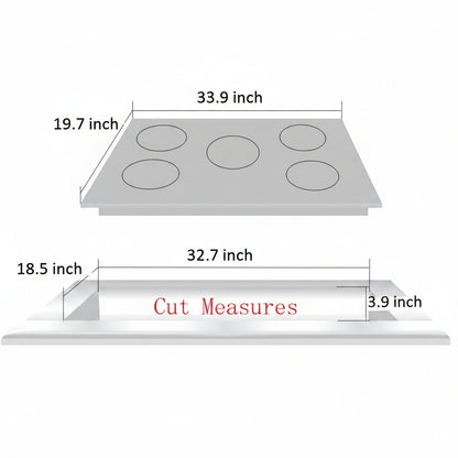 34 Inch Gas Cooktop Dual Fuel Sealed 5 Burners Stainless Steel Drop-In Gas Hob DK258-A08 Gas Cooker