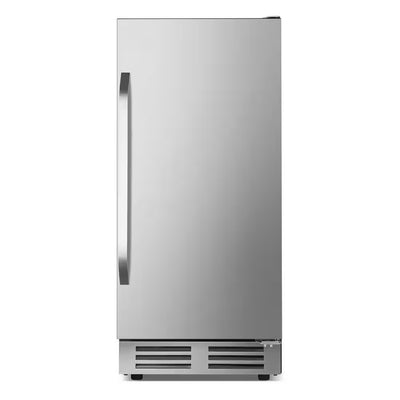 15 In. 3.53 Cu. Ft. 127 Cans Built-In Outdoor Beverage Cooler and Refrigerator in Stainless Steel